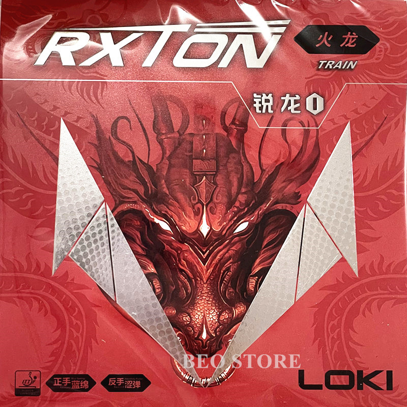 LOKI RXTON 1 FIRE DRAGON 탁구 고무 - Table Tennis Zhang Jike 리뷰 및 가격