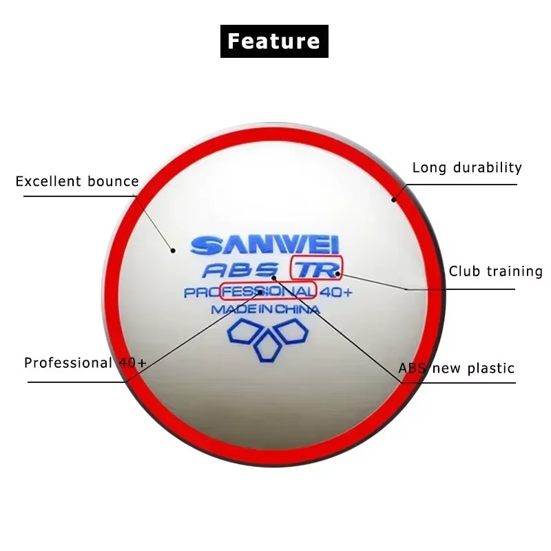 50개/100개 세트 SANWEI TR 3성급 탁구공, - Table Tennis Olympics 리뷰 및 가격